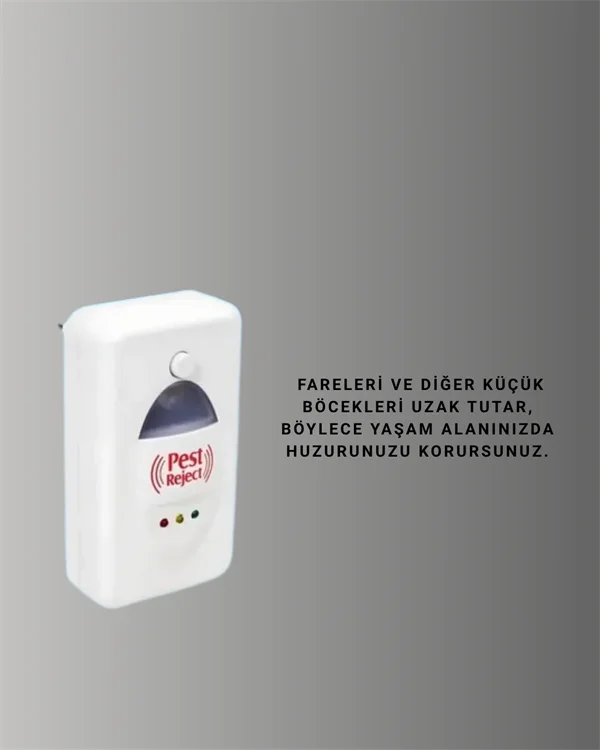 Ultrasonik Ses Dalgalarıyla Kimyasalsız Fare ve Böcek Kovucu Cihaz