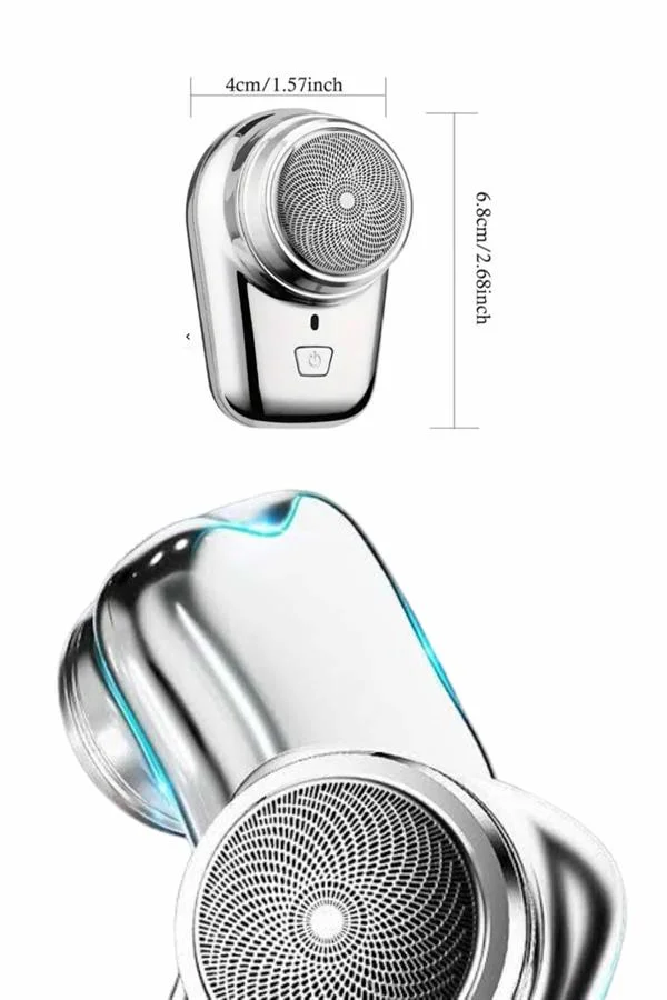 Elektrikli Mini Tıraş Makinesi,Taşınabilir USB Şarjlı Kablosuz Tıraş Makinesi