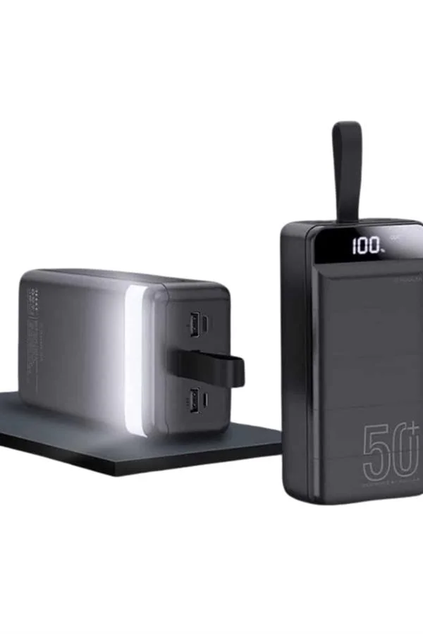 Powerbank Çoklu Şarj Girişi 50.000 Mah Taşınabilir Dijital Göstergeli