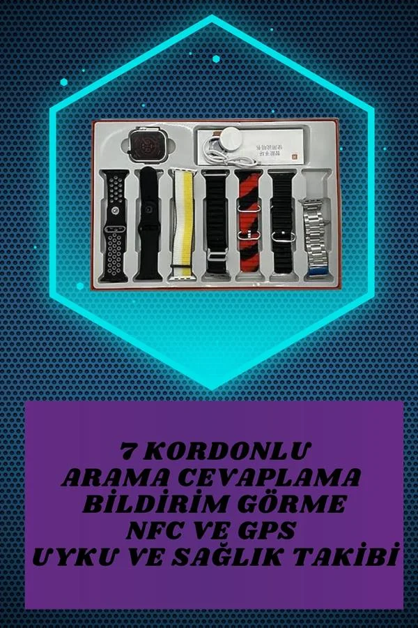 Kulak Üstü Kulaklık Pro9 ve Yeni Nesil Akıllı Saat Android ve İOS Uyumlu ANC Özelliği