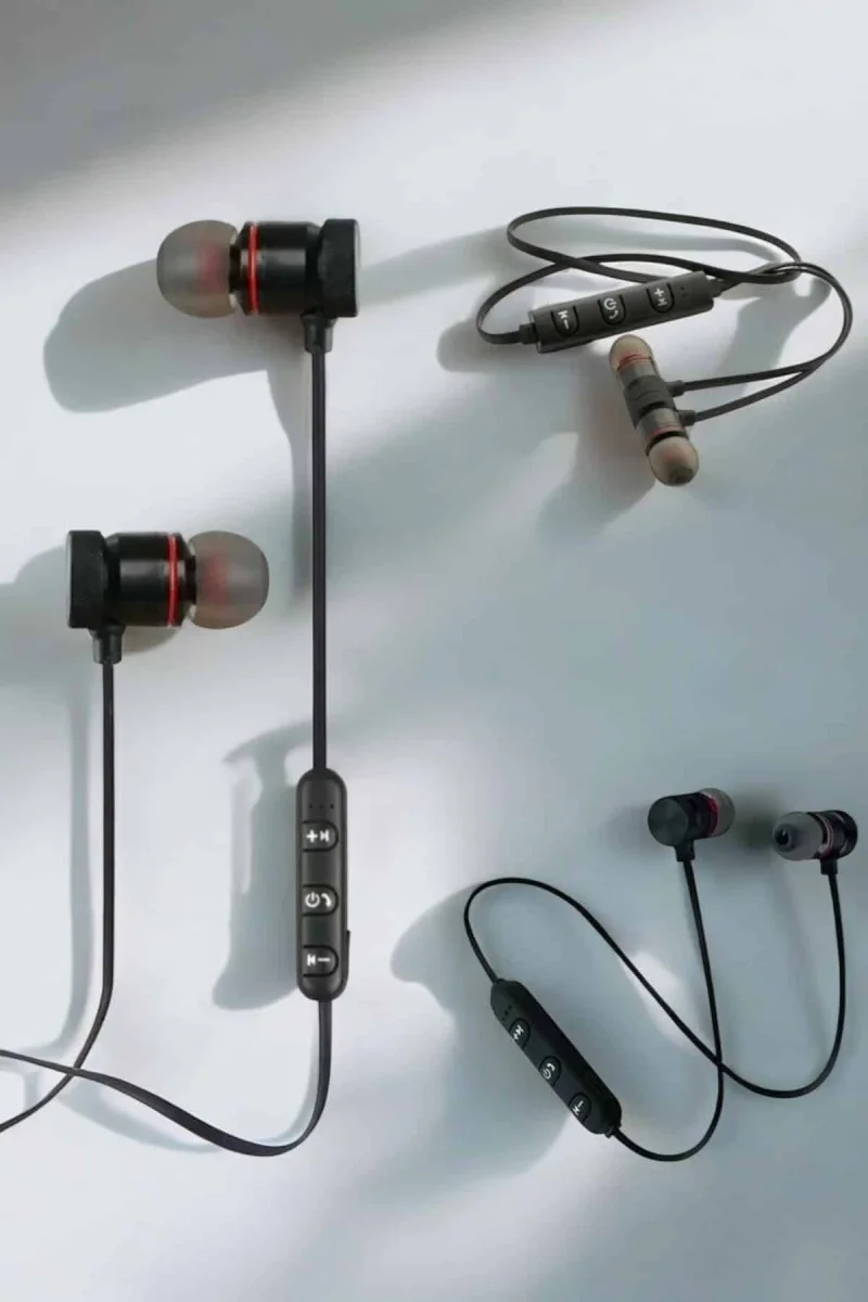 Kablosuz Sport Mıknatıslı Mikrofonlu Kulak İçi Kulaklık
