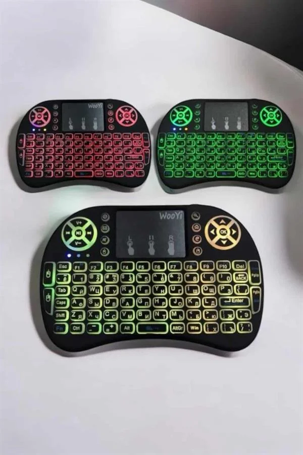 USB Bağlantılı Mini Q Klavye Işıklı Tüm Cihazlara Uyumlu