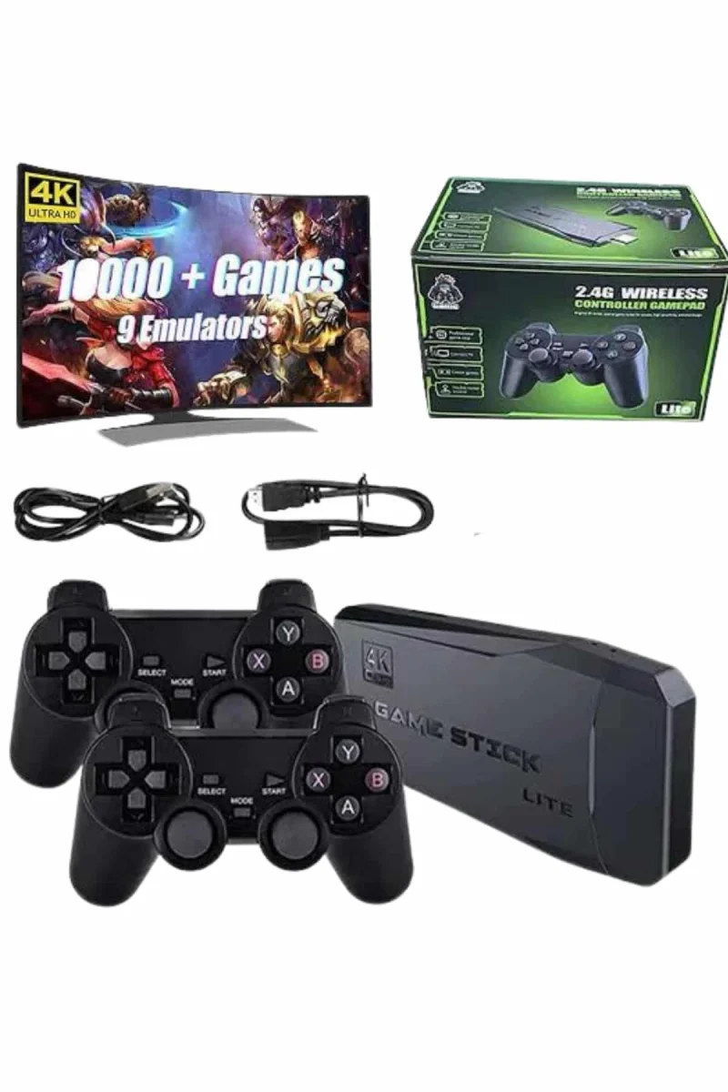 2.4g Uyumlu Kablosuz Çift Kol Atari Retro 20000 Oyun Game Stick