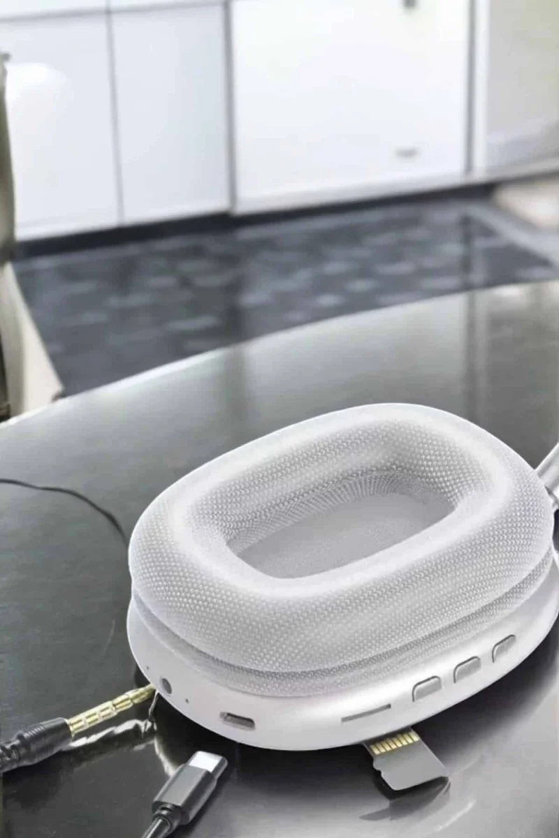 P9 Plus Kablosuz Kulak Üstü Bluetooth Kulaklık Beyaz Yüksek Ses Kaliteli