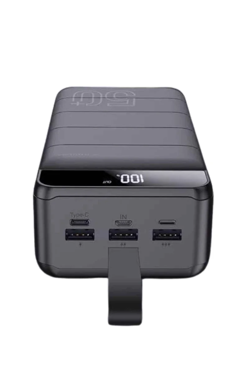 Powerbank Çoklu Şarj Girişi 50.000 Mah Taşınabilir Dijital Göstergeli