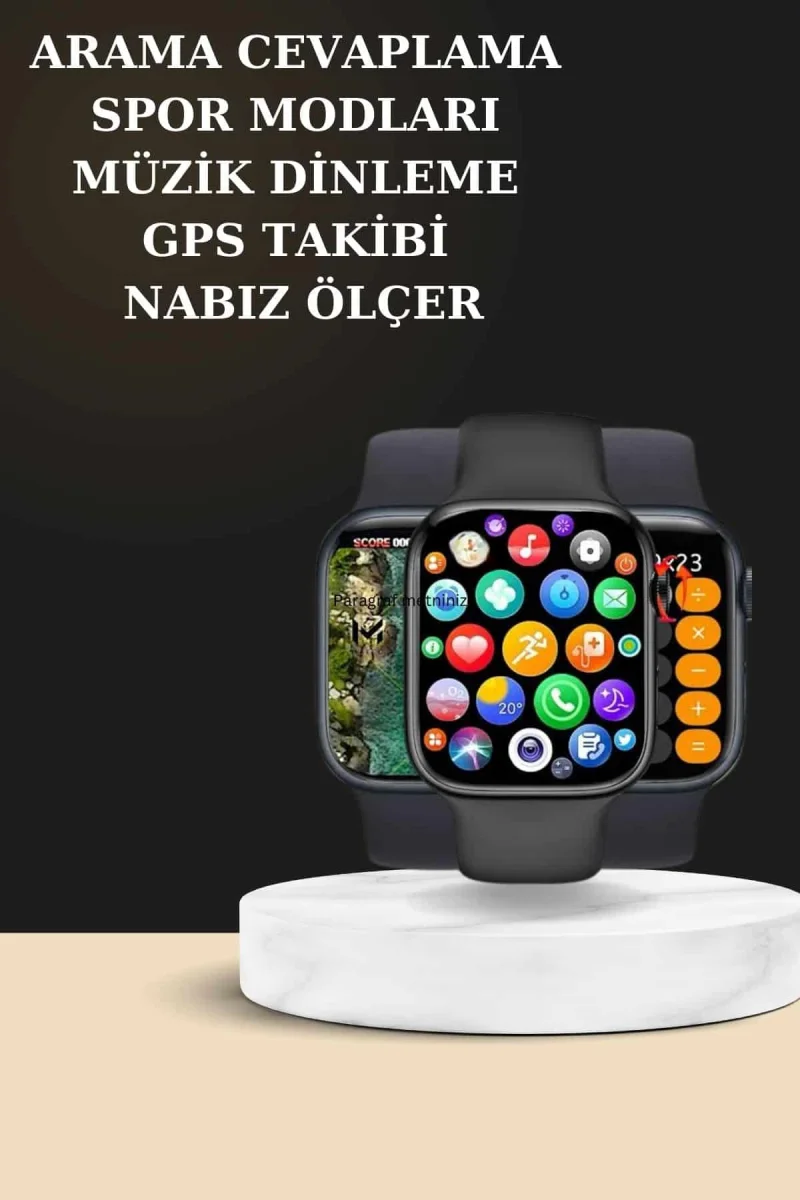 Bluetooth Bağlantılı Kablosuz Kulaklık ve Yeni Nesil Akıllı Saat 5.0 Bluetooth