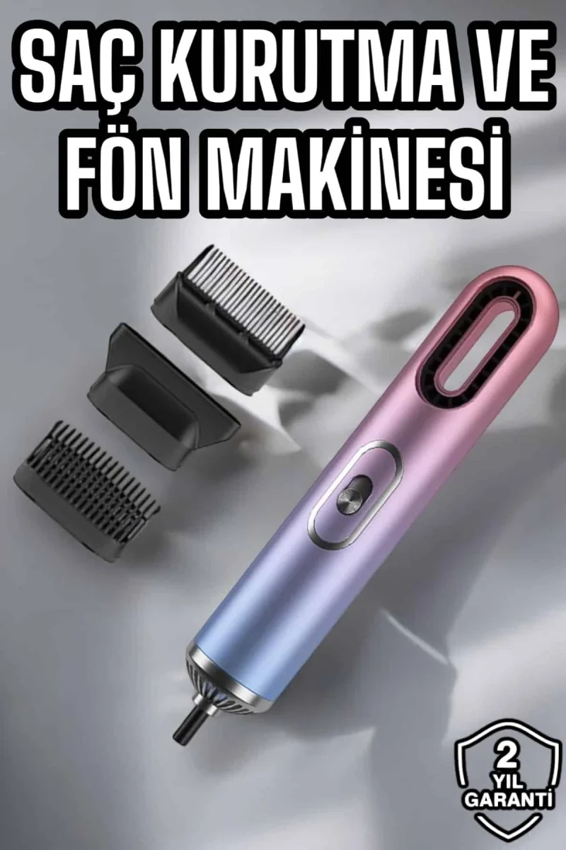 Profesyonel Saç Kurutma Makinesi Fön Makinesi 3 Başlıklı Üflemeli