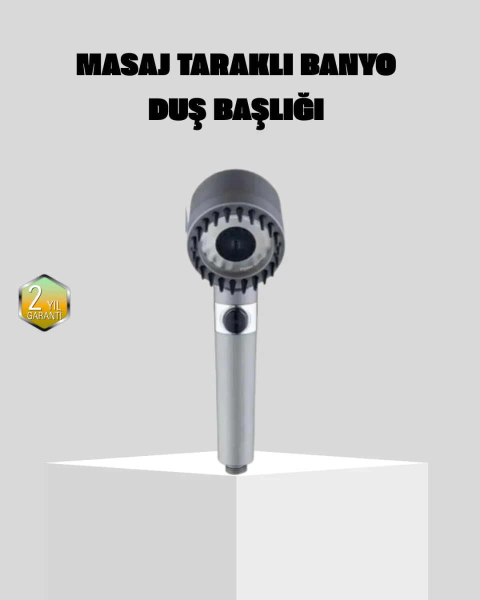 Yüksek Basınçlı Masajlı Duş Başlığı Su Tasarruflu