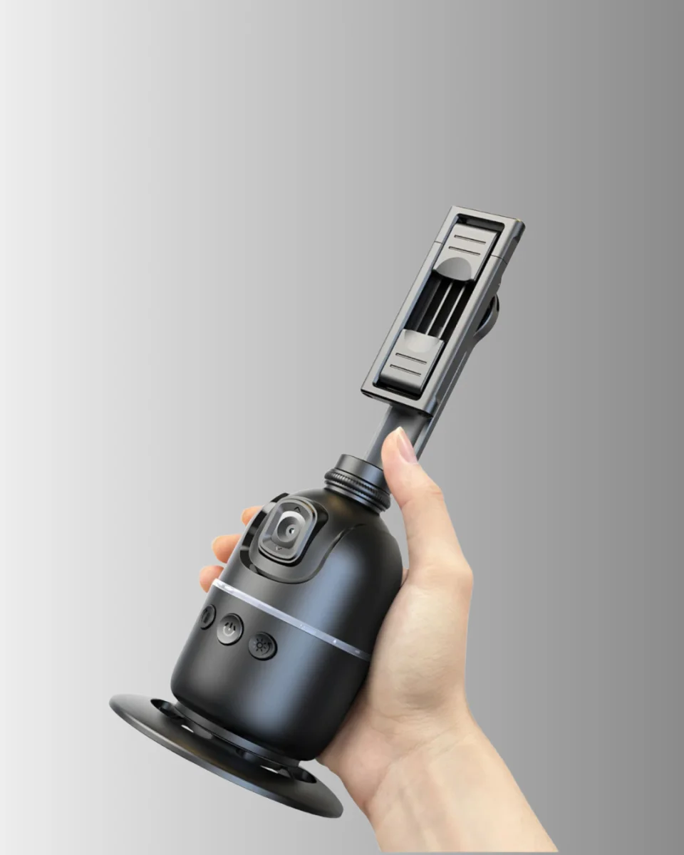 Yüz Takipli 360° Akıllı Gimbal Telefon ve Aksiyon Kamera Uyumlu