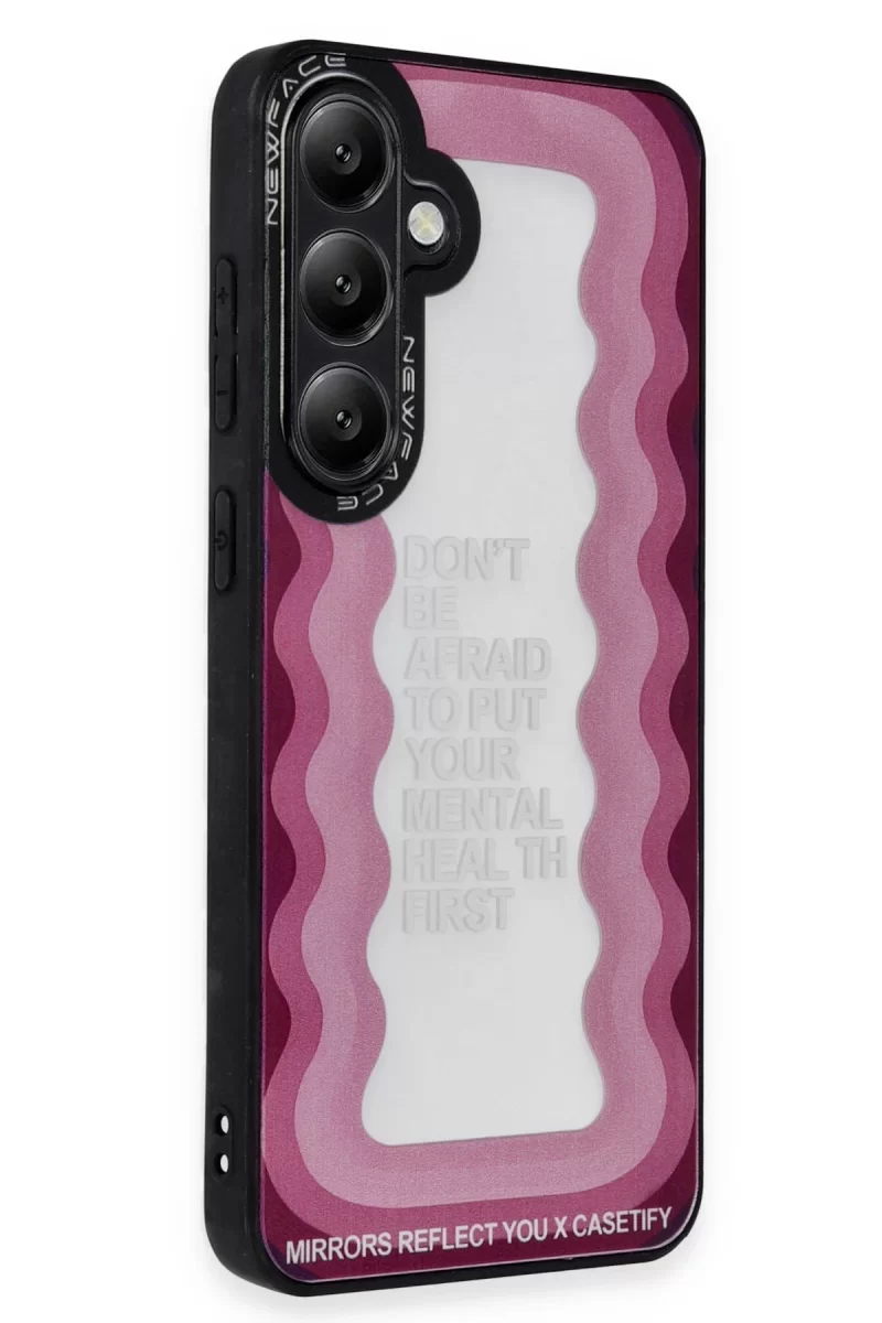 Newface Samsung Galaxy A05S Kılıf Mirror Desenli Kapak - Mirror - 11