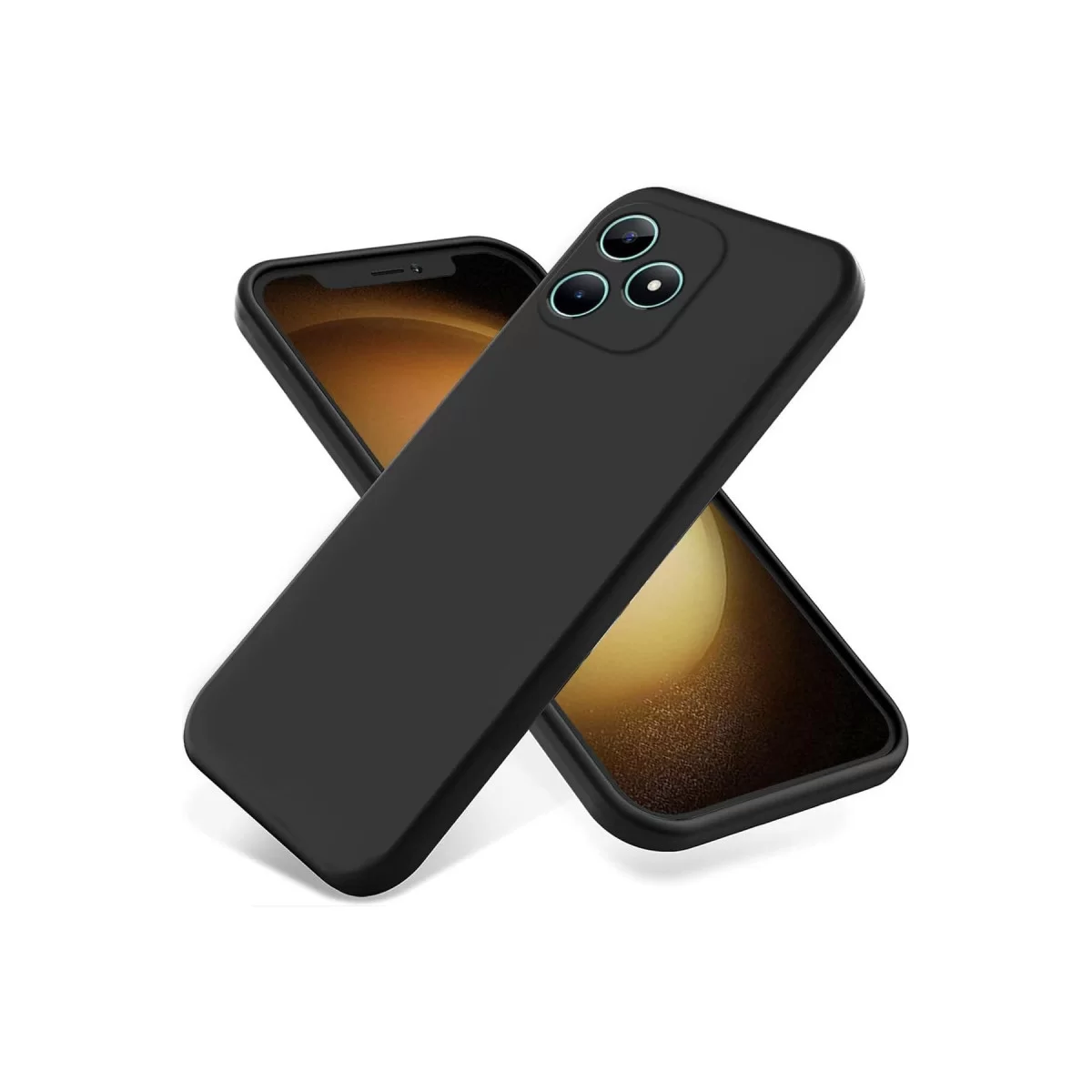 Newface Realme Note 50 4G Kılıf First Silikon - Siyah