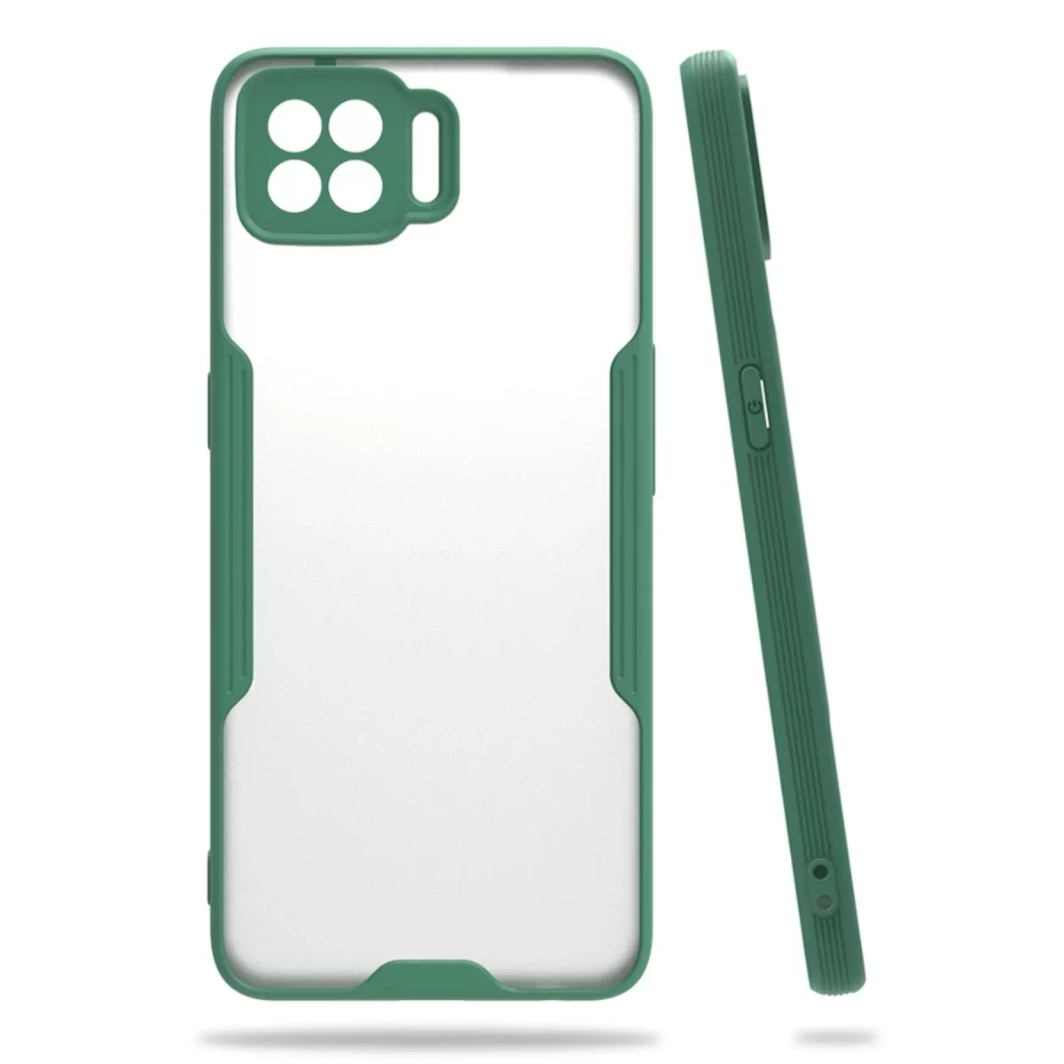 Newface Oppo A73 Kılıf Platin Silikon - Yeşil