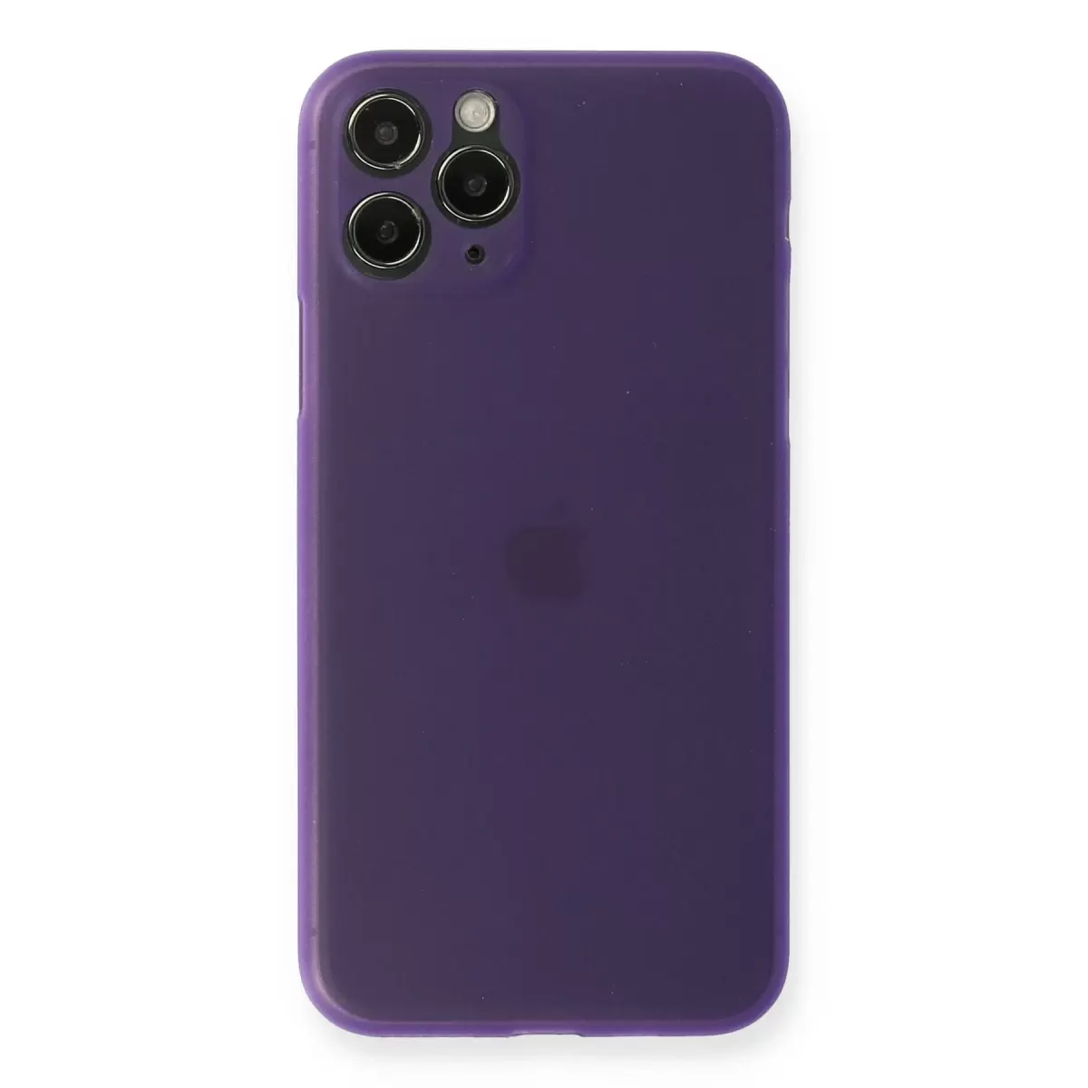 Newface Apple iPhone 11 Pro Max Kılıf PP Ultra İnce Kapak - Mor