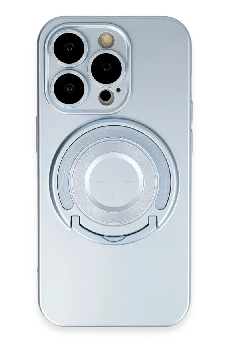 Newface Apple iPhone 14 Pro Kılıf Lukka Magneticsafe Kapak - Sierra Blue