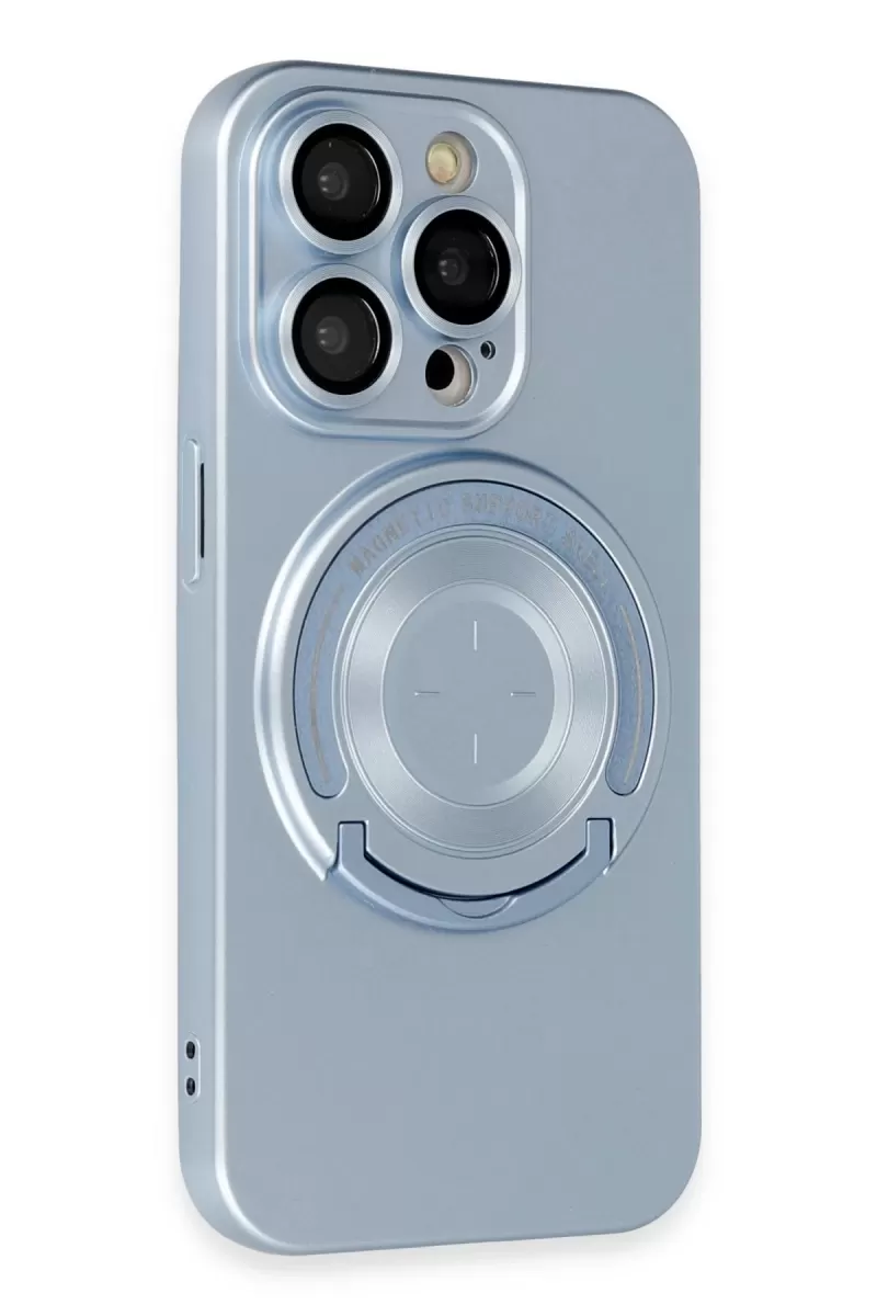 Newface Apple iPhone 14 Pro Kılıf Lukka Magneticsafe Kapak - Sierra Blue