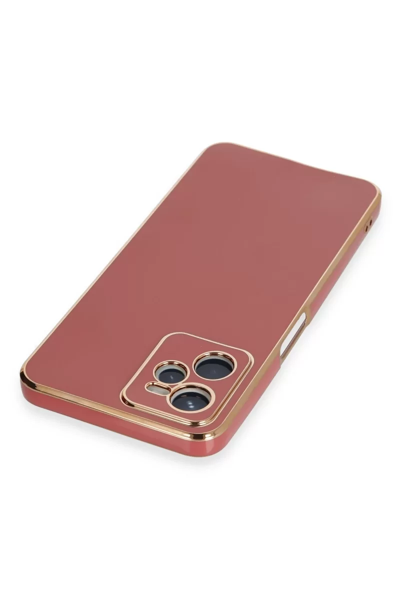Newface Realme C35 Kılıf Volet Silikon - Kırmızı