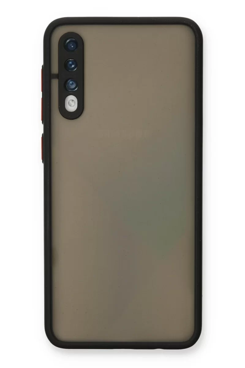 Newface Samsung Galaxy A30S Kılıf Montreal Silikon Kapak - Siyah