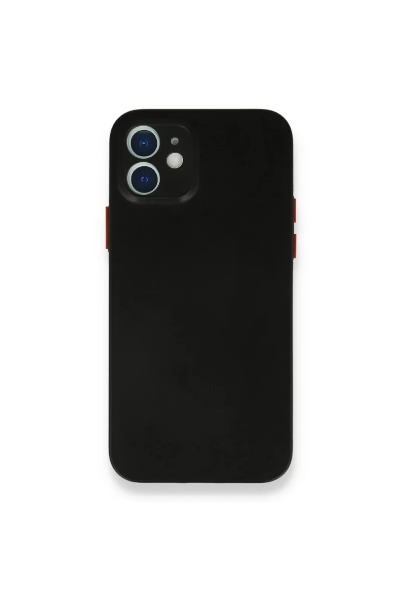 Newface Apple iPhone 12 Mini Kılıf PP Ultra İnce Kapak - Siyah