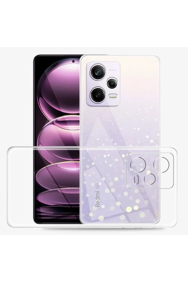 Newface Xiaomi Redmi Note 12 Pro 5G Kılıf Lüx Şeffaf Silikon