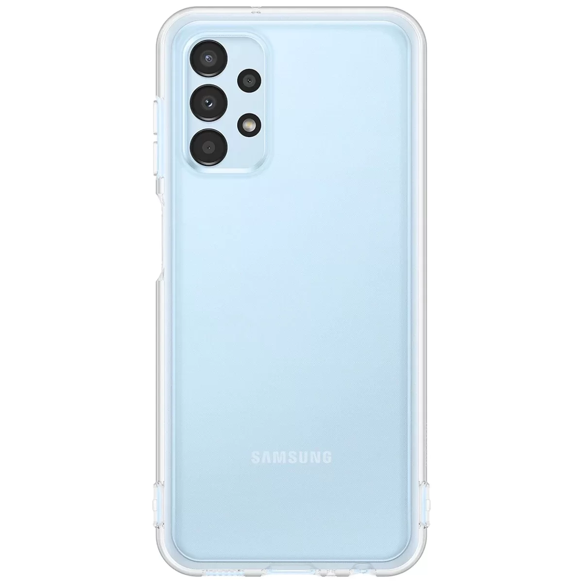 Newface Samsung Galaxy A13 4G Kılıf Lüx Şeffaf Silikon