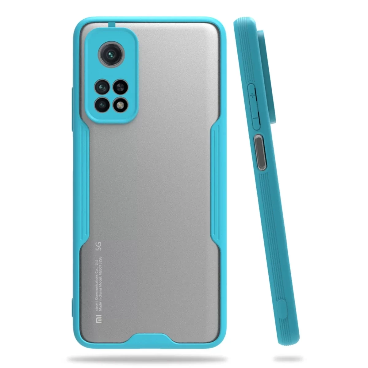 Newface Xiaomi Mi 10T Pro Kılıf Platin Silikon - Mavi