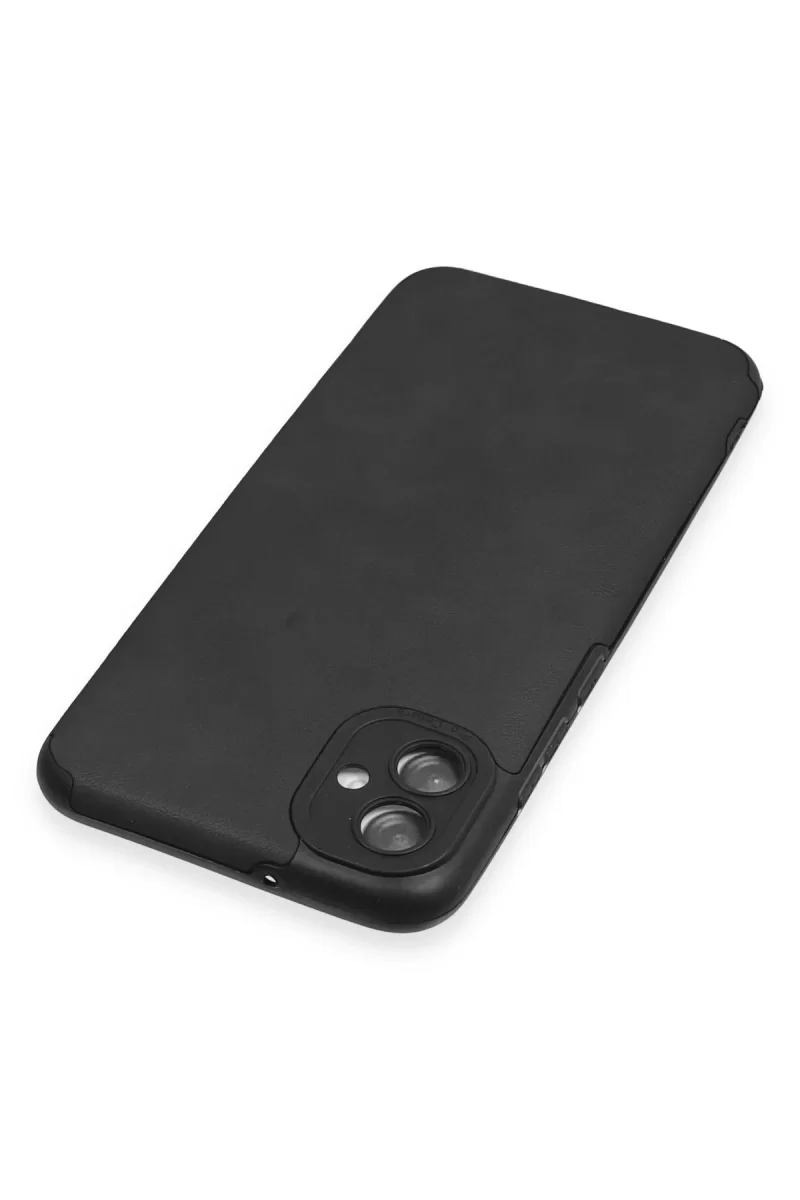 Newface Samsung Galaxy A04E Kılıf Loop Deri Silikon - Siyah