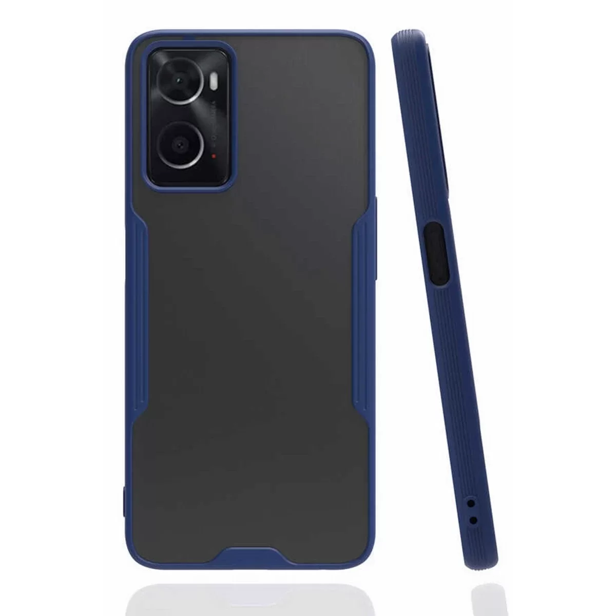 Newface Oppo A96 Kılıf Platin Silikon - Lacivert
