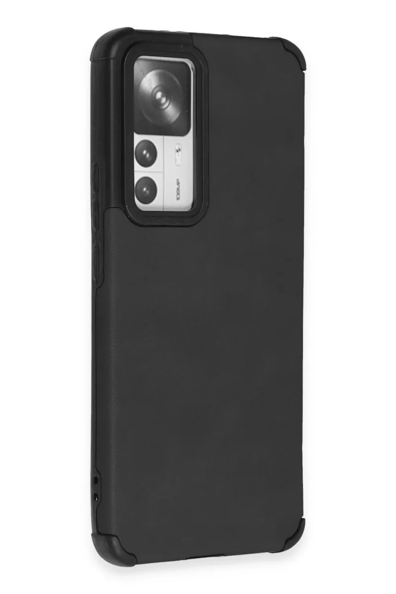 Newface Xiaomi Mi 12T Kılıf Loop Deri Silikon - Siyah