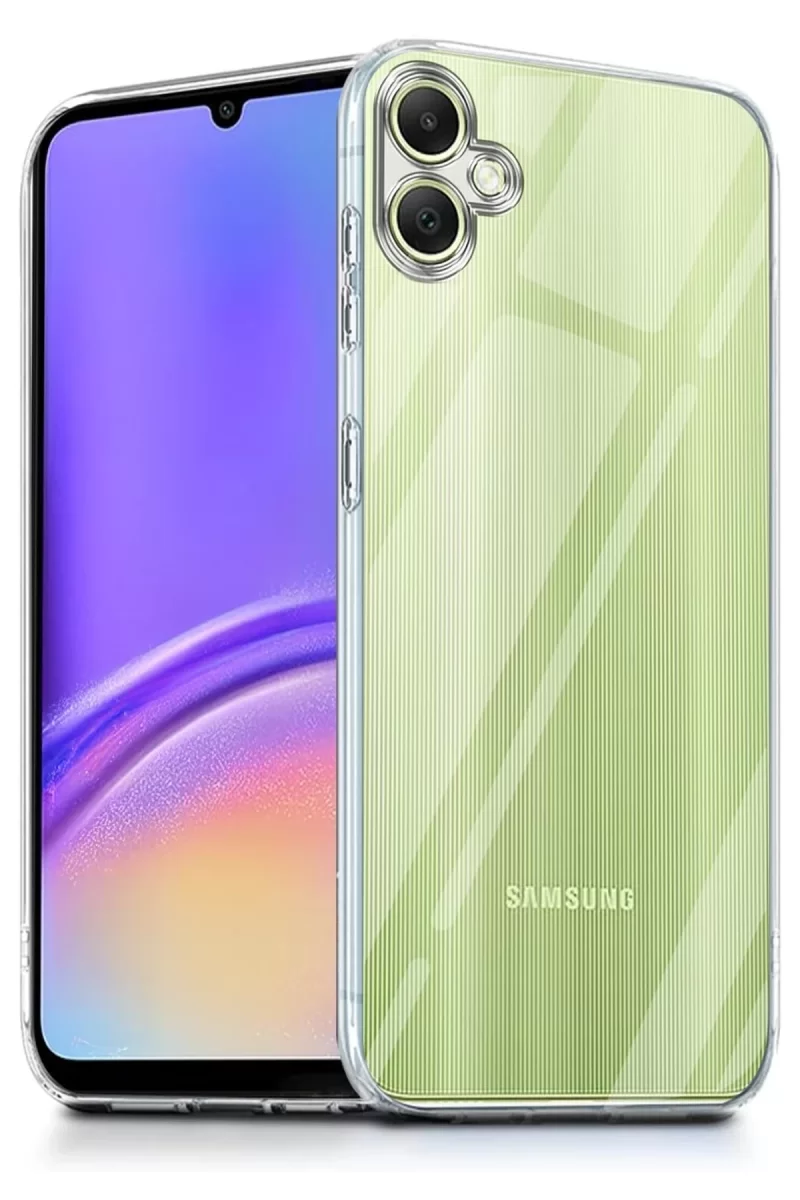 Newface Samsung Galaxy A07 4G Lüx Şeffaf Silikon - Şeffaf