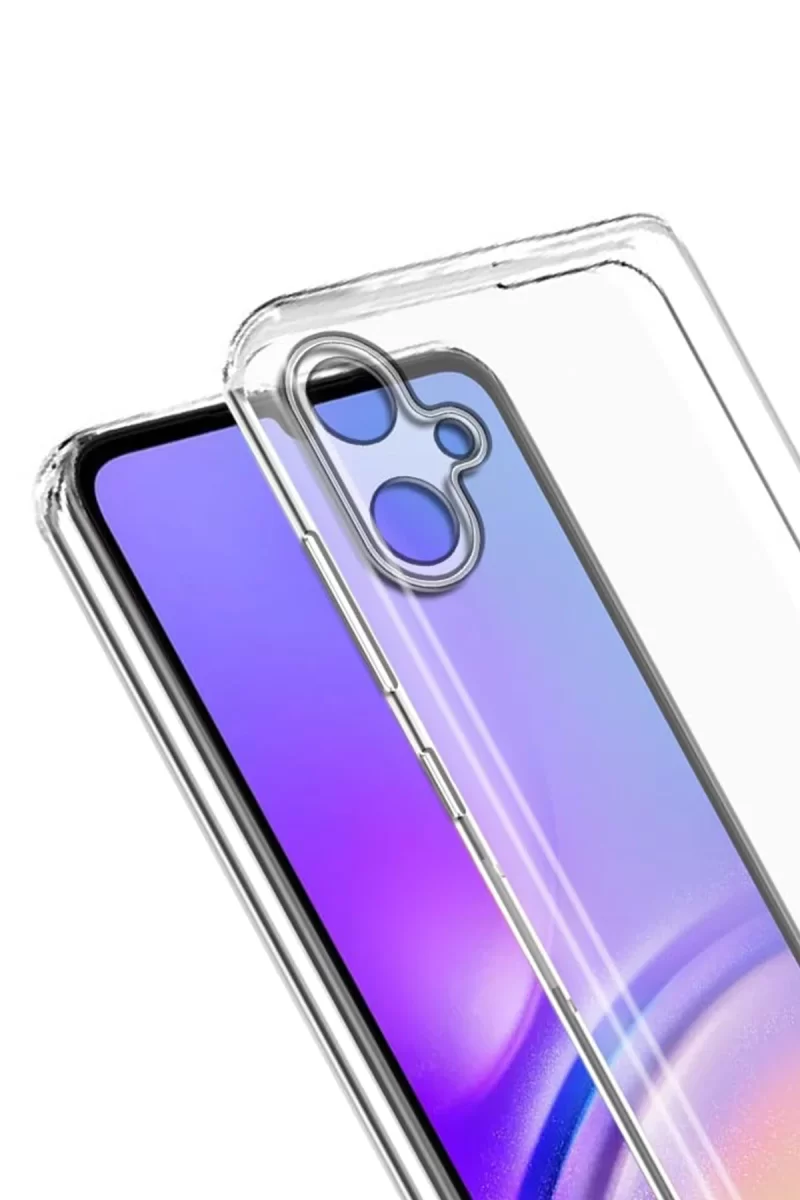 Newface Samsung Galaxy A07 4G Lüx Şeffaf Silikon - Şeffaf