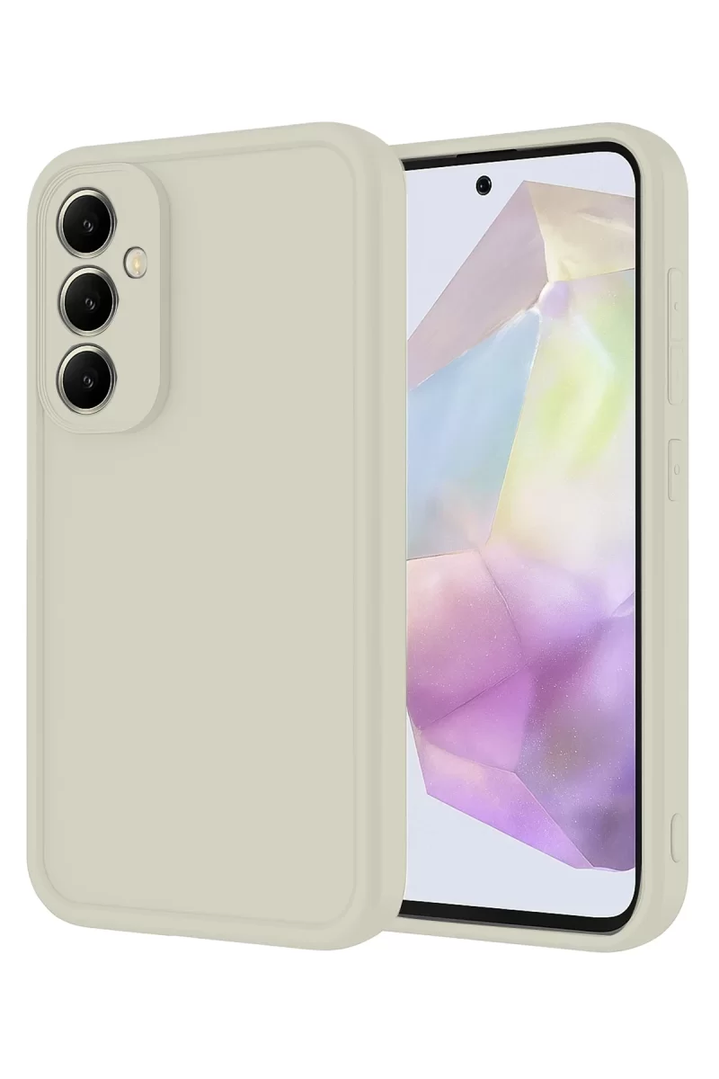 Newface Samsung Galaxy A17 5G Viera Silikon - Krem