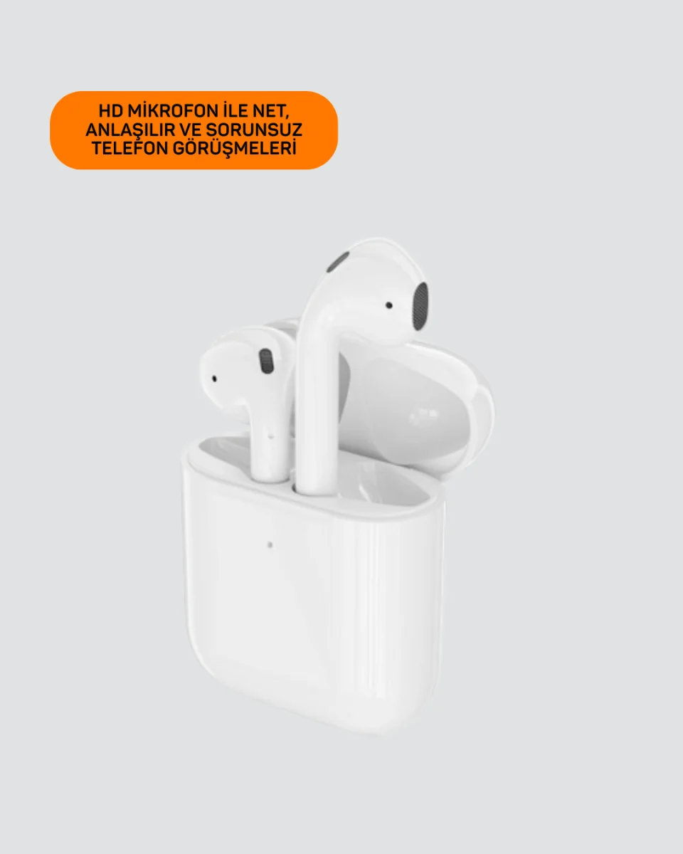 iPhone 11 12 13 14 15 Uyumlu Mini TWS Kulaklık Gürültü Önleyici Uzun Pil Ömürlü