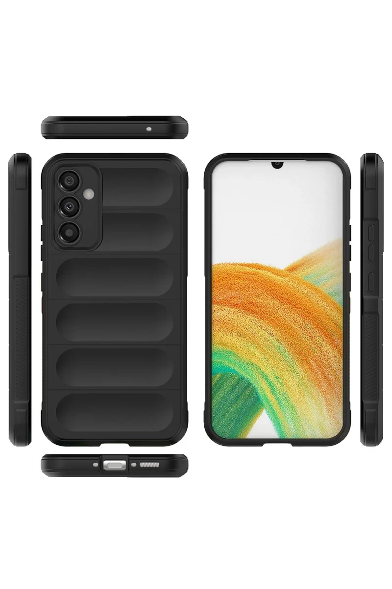 Newface Samsung Galaxy A05S Kılıf Optimum Silikon - Siyah