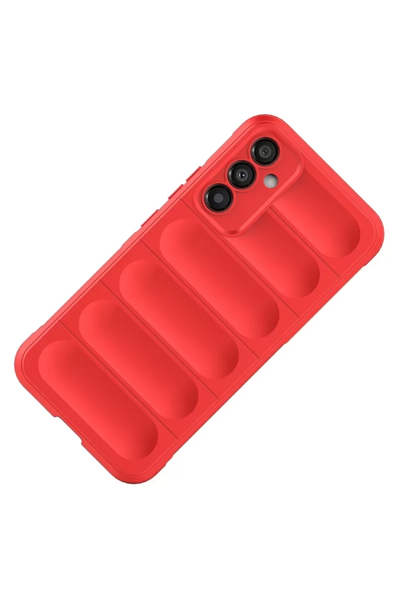 Newface Samsung Galaxy A05S Kılıf Optimum Silikon - Kırmızı