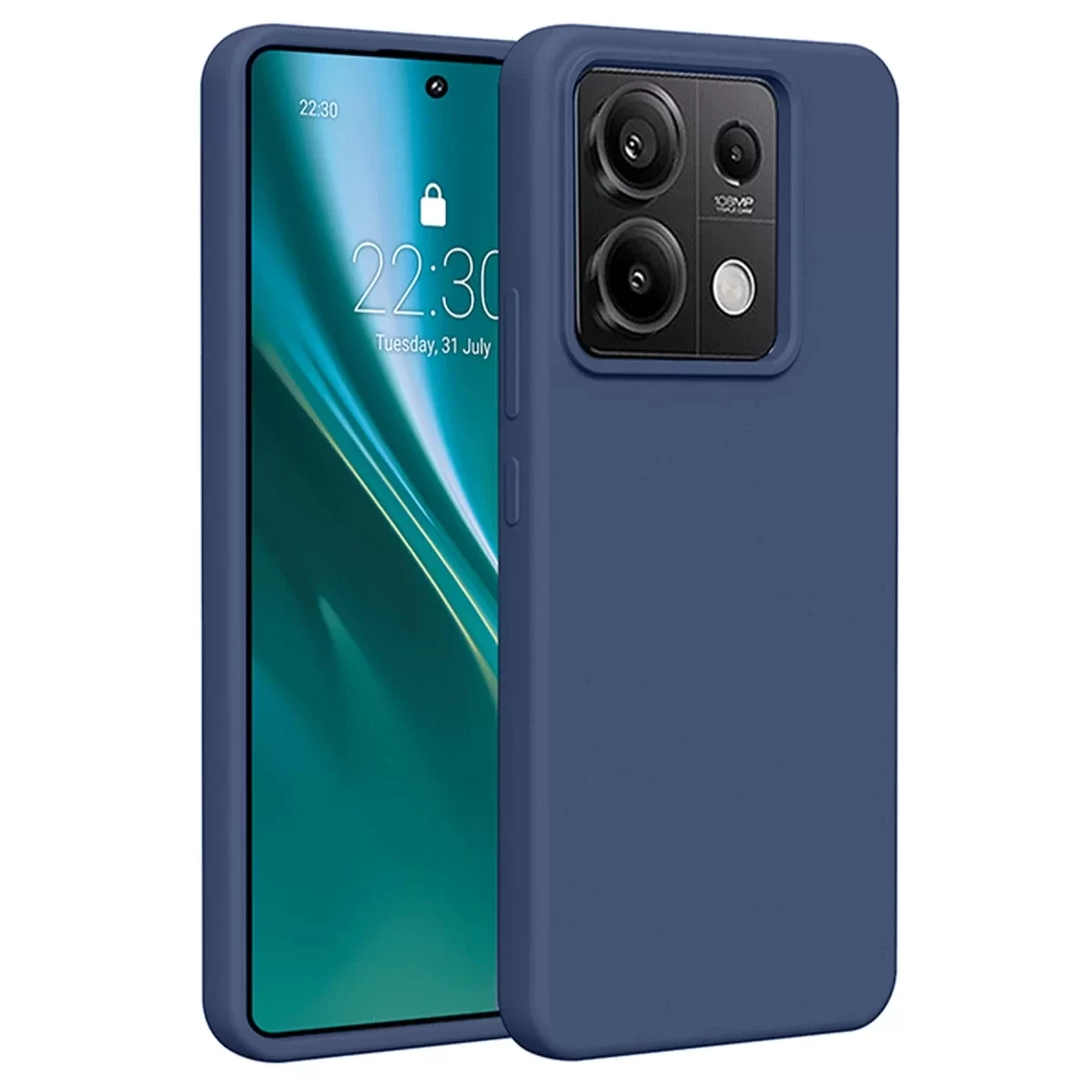 Newface Xiaomi Redmi Note 13 Pro 5G Kılıf First Silikon - Lacivert