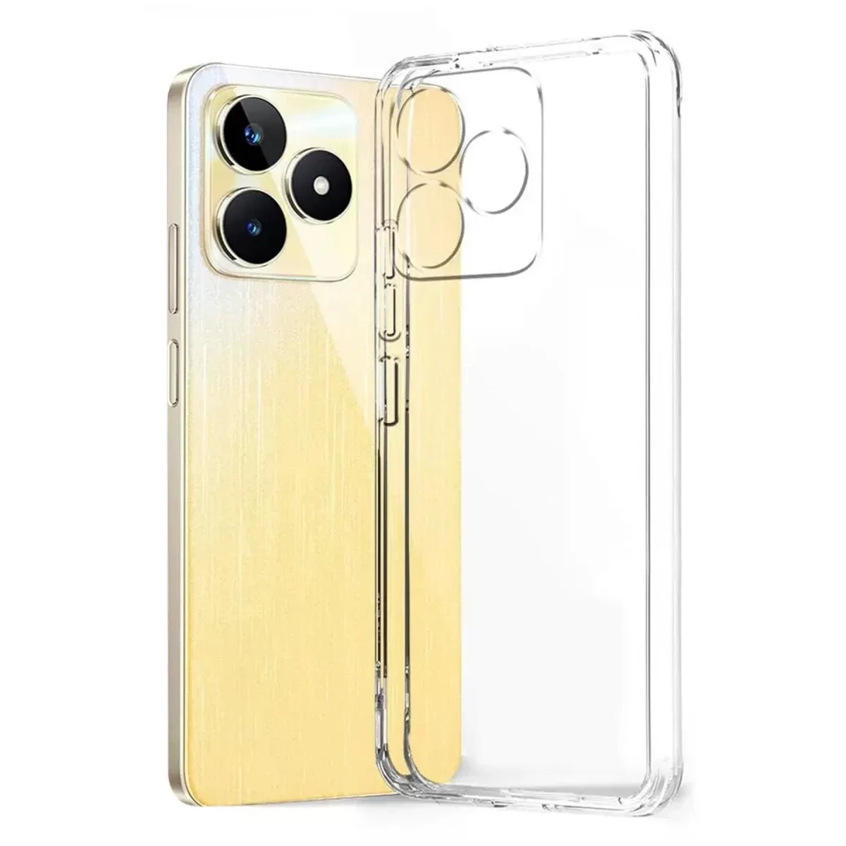 Newface Realme Note 50 4G Kılıf Lüx Şeffaf Silikon