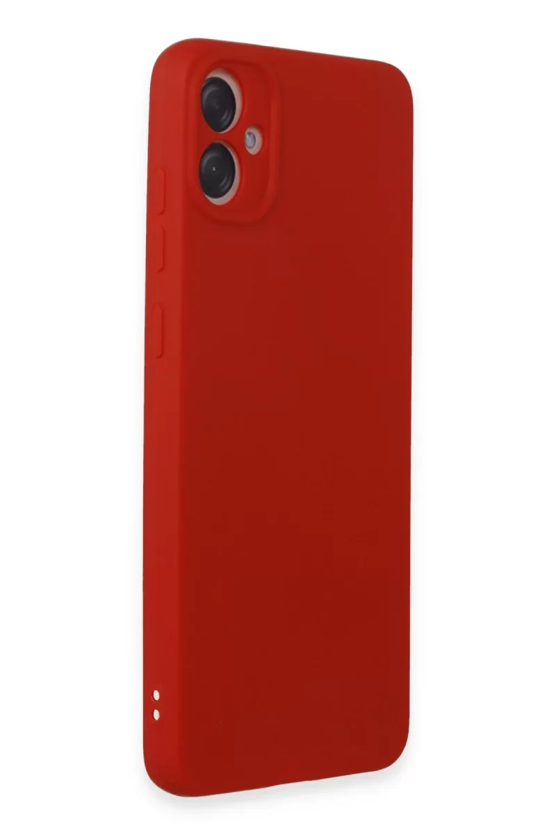 Newface Samsung Galaxy A05 Kılıf First Silikon - Kırmızı