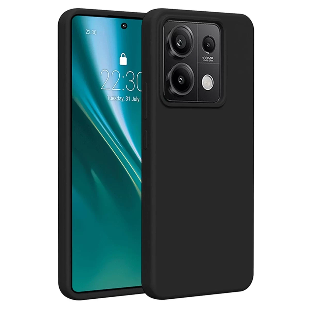 Newface Xiaomi Redmi Note 13 Pro 4G Kılıf First Silikon - Siyah