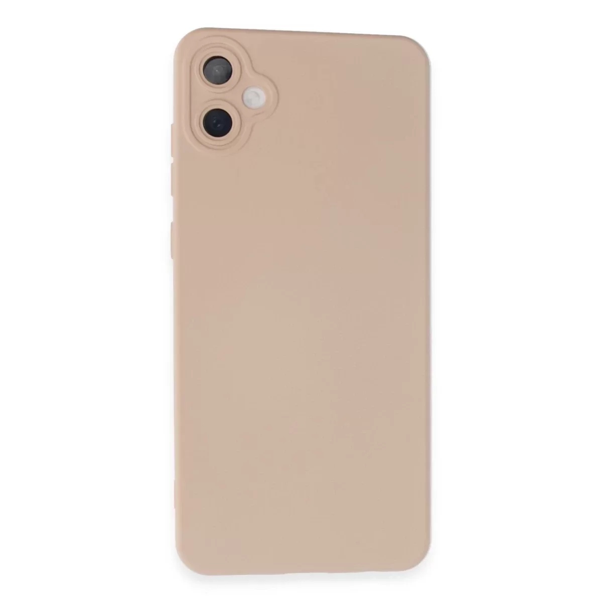 Newface Samsung Galaxy A05 Kılıf Nano içi Kadife Silikon - Pudra