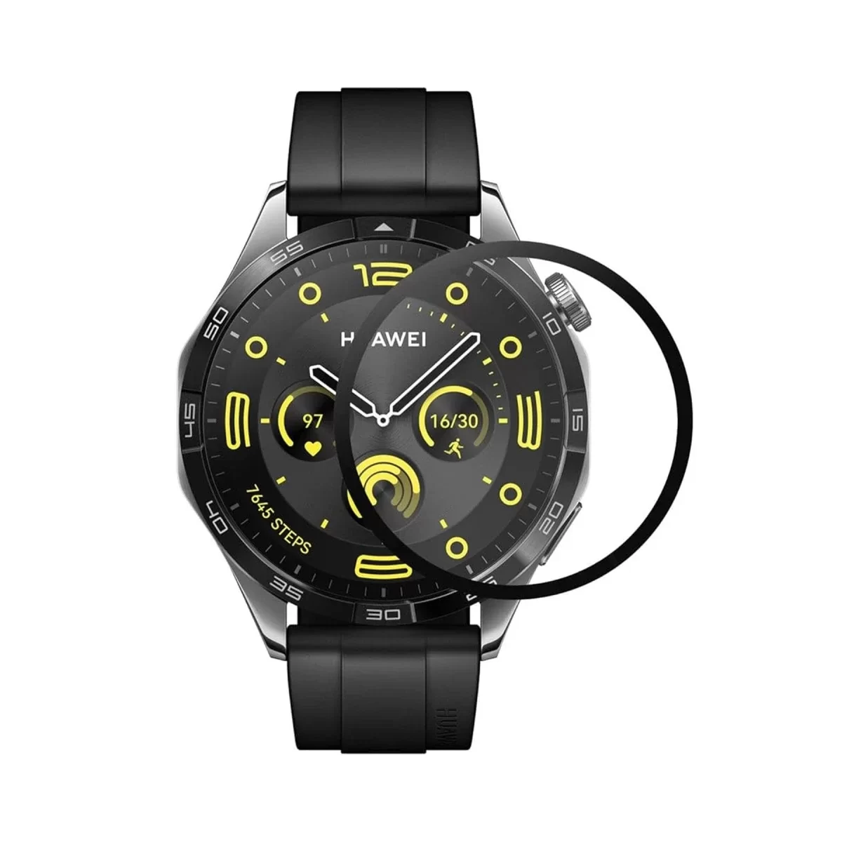 Newface Huawei GT4 46mm 22mm Polymer Nano Ekran Koruyucu - Şeffaf