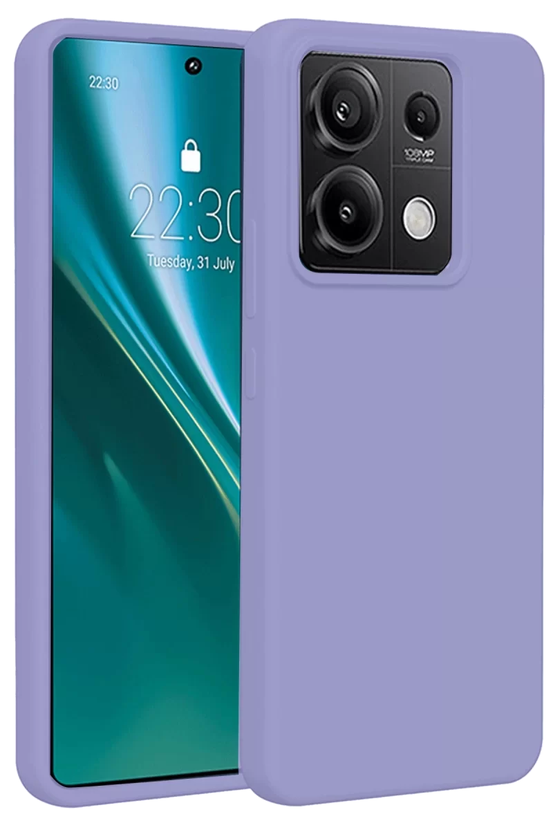 Newface Xiaomi Redmi Note 13 Pro 4G Kılıf First Silikon - Lila