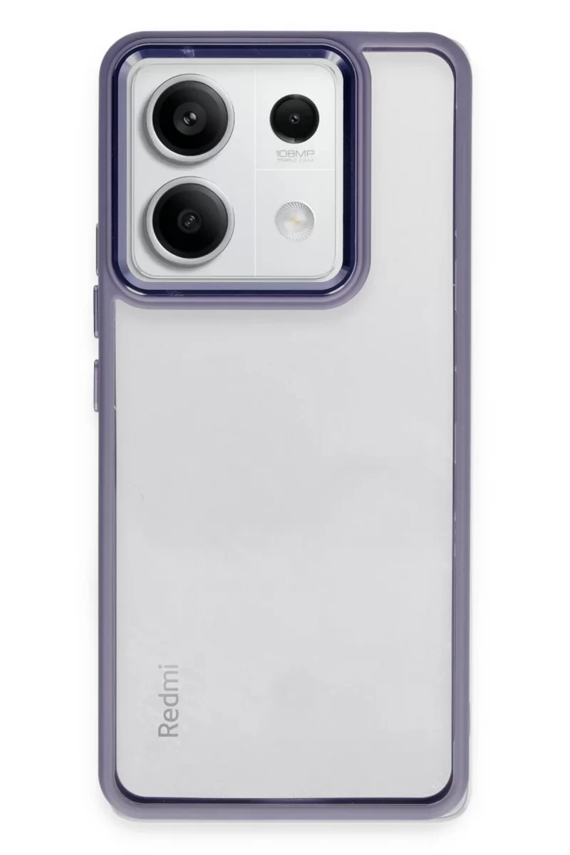 Newface Xiaomi Redmi Note 13 4G Kılıf Power Silikon - Lila