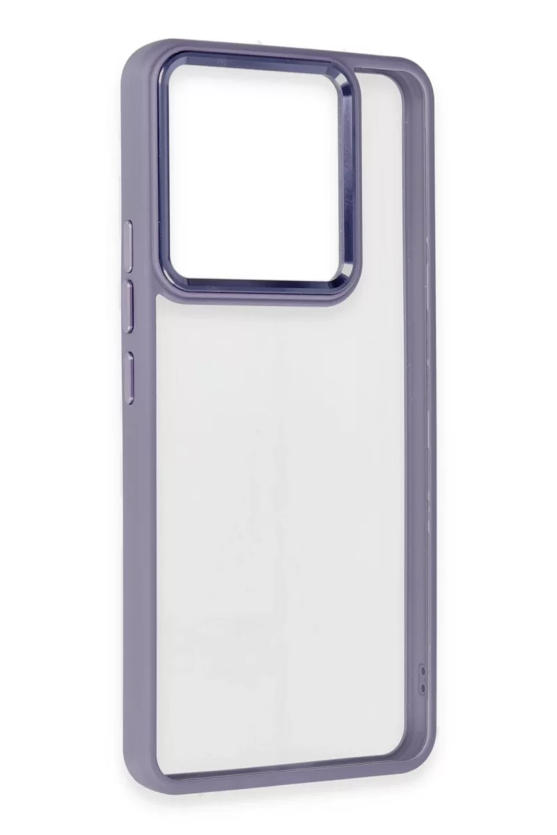 Newface Xiaomi Redmi Note 13 4G Kılıf Power Silikon - Lila