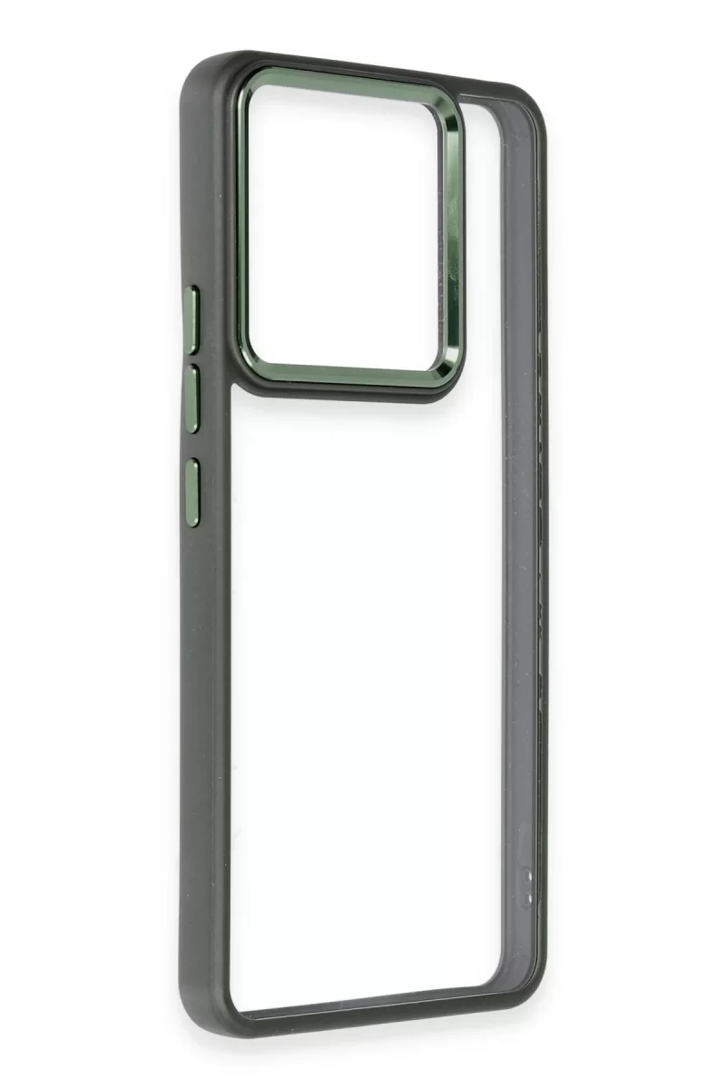 Newface Xiaomi Redmi Note 13 4G Kılıf Power Silikon - Koyu Yeşil