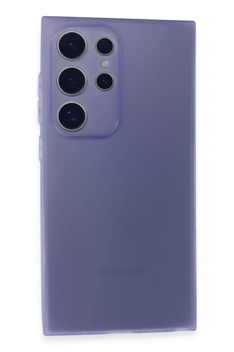Newface Samsung Galaxy S24 Ultra Kılıf Puma Silikon - Mor