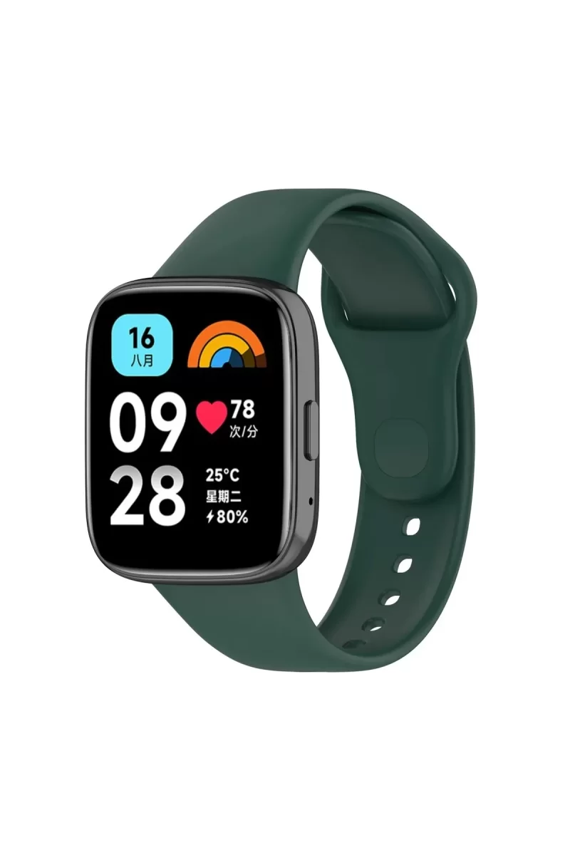 Newface Xiaomi Redmi Watch 3 Active Klasik Kordon - Haki Yeşil