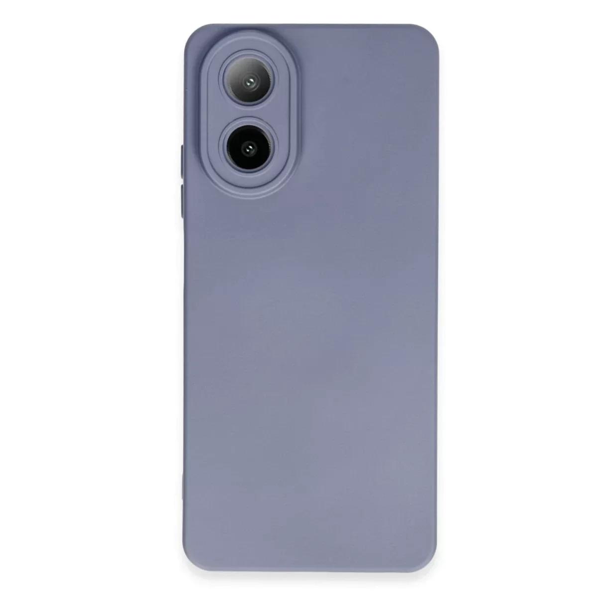 Newface Oppo A38 Kılıf Nano içi Kadife Silikon - Gri