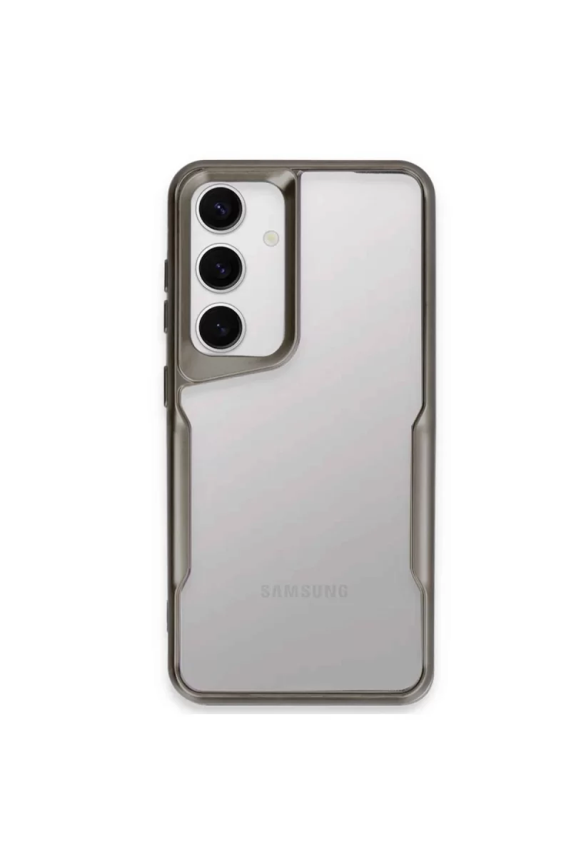 Newface Samsung Galaxy A25 5G Kılıf Boyi Silikon Kapak - Titan Gri