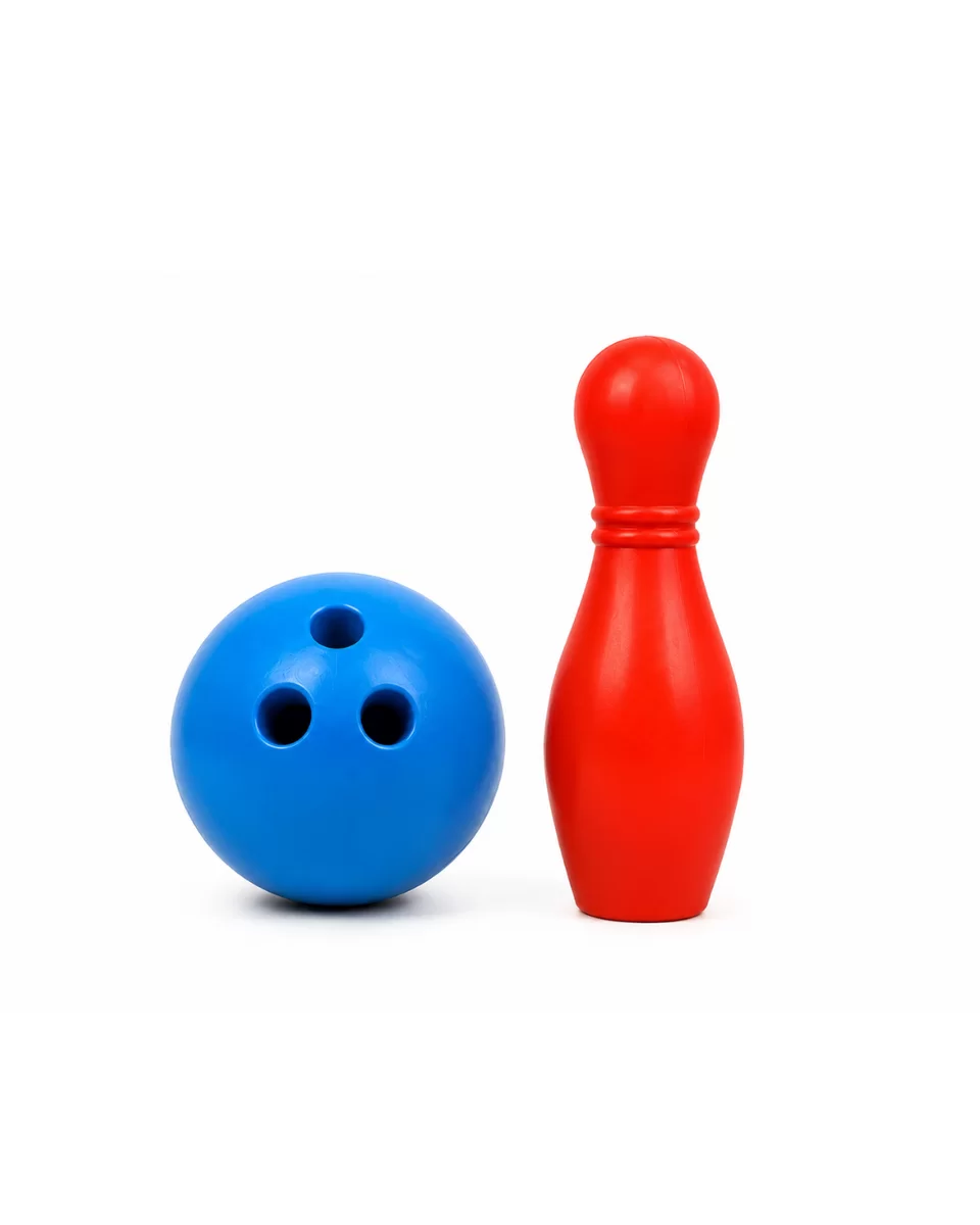 Çocuk Bowling Seti Renkli Top ve 6 Kuka İçeren Eğitici Oyun