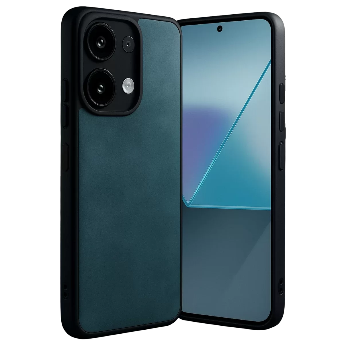 Newface Xiaomi Redmi Note 13 Pro 4G Kılıf Aras Deri Kapak - Koyu Yeşil
